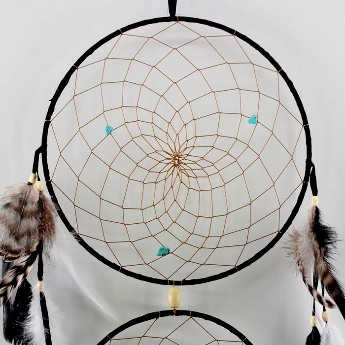 Dreamcatcher 3 Hoops Black [2]