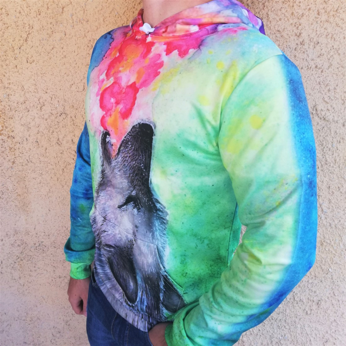 Hanorac 3D Hazy Wolf [2]