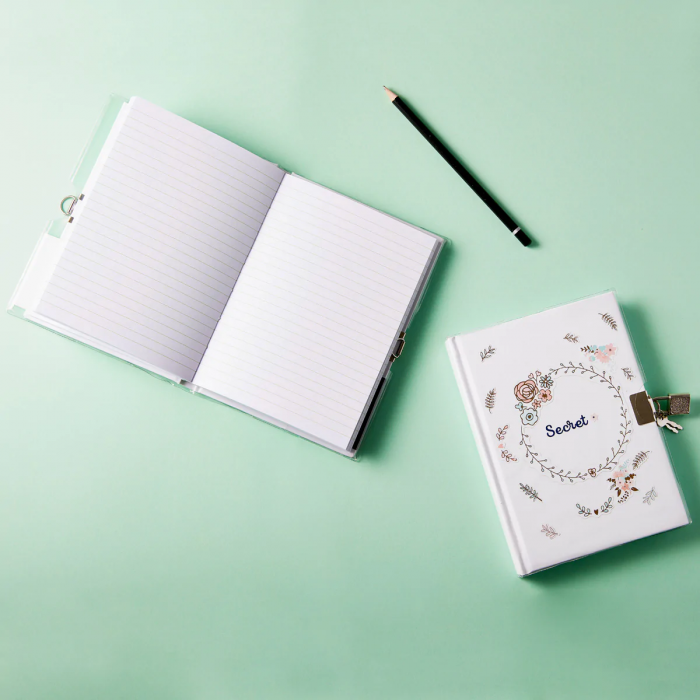 Jurnal Decorate It cu lacat si coperta DIY [3]