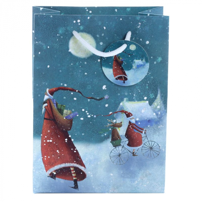 Punga cadou medie - Winter Art Santa [3]
