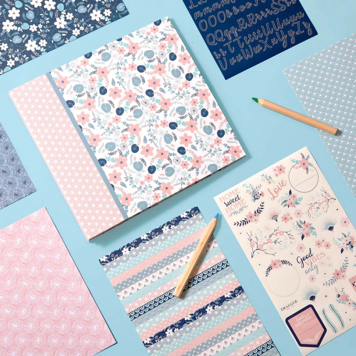 Set Album Scrapbooking Flowery [4]