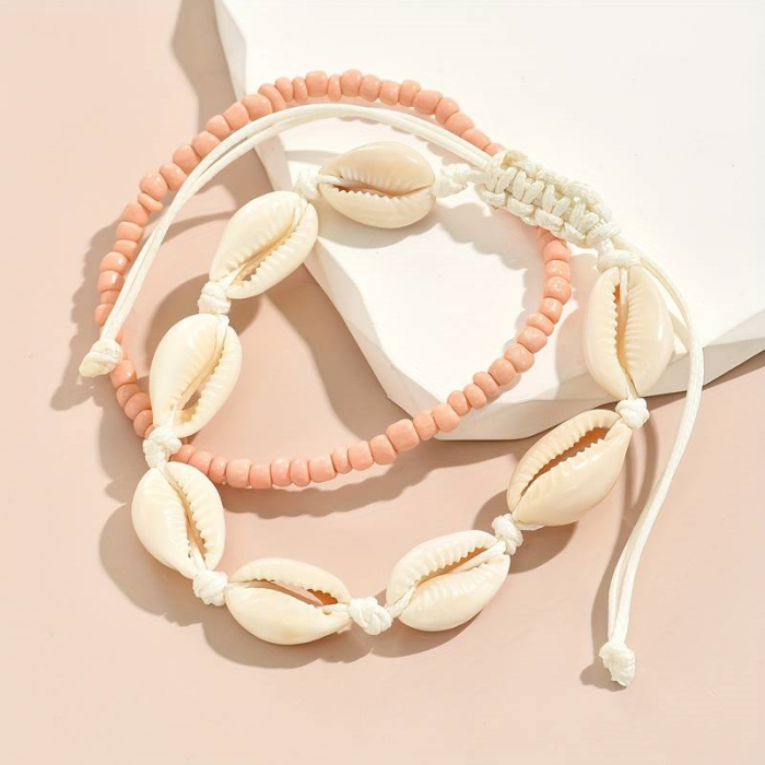 Set Bratari de Picior Shell Pink Watermelon [2]