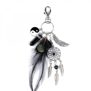 Brelocuri - Breloc Dreamcatcher Yin Yang