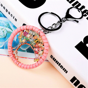 Breloc Dreamcatcher Pink Tree [1]