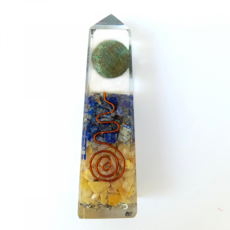 Obiecte Orgonice - Orgon Obelisc Aventurin Lapis Green Sphere