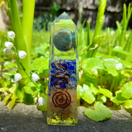 Orgon Obelisc Aventurin Lapis Green Sphere [2]