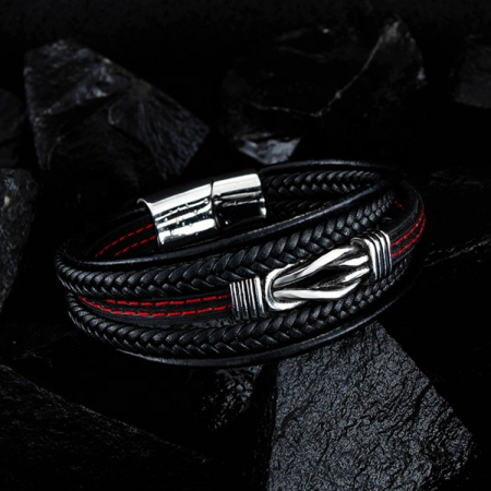 Bratara Piele Red Knot [1]
