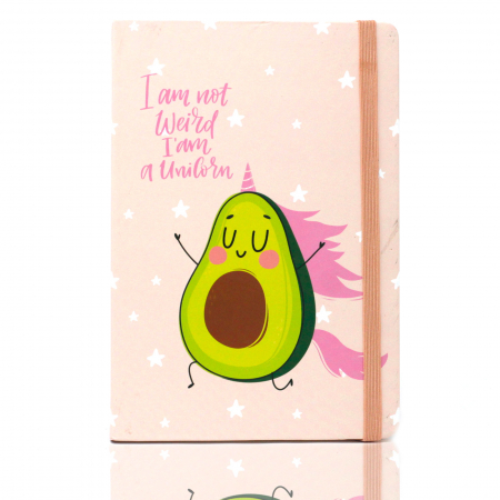 Agende Hardcover - Agenda A5 Unicorn Avocado