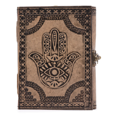 Jurnale din Piele - Agenda din piele Fatima Hamsa