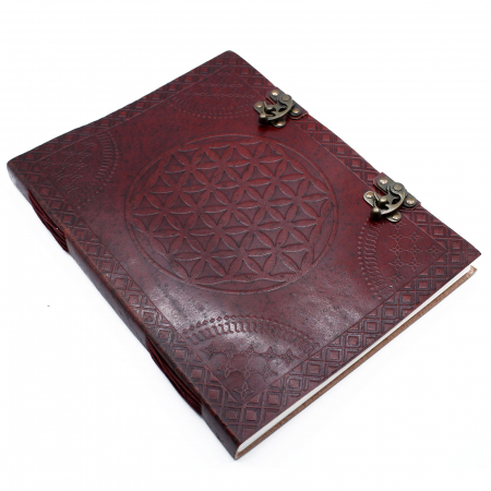 Agenda handmade din piele Floarea Vietii [1]