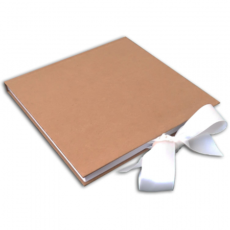 Album Scrapbook si Guestbook Kraft, coperta DIY [1]