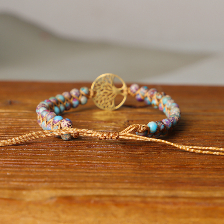Bratara Ethnic Tree of Life Pastel [2]