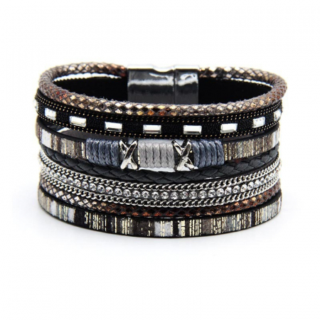 Bratari pentru EA - Bratara Multistrat Aztec Black