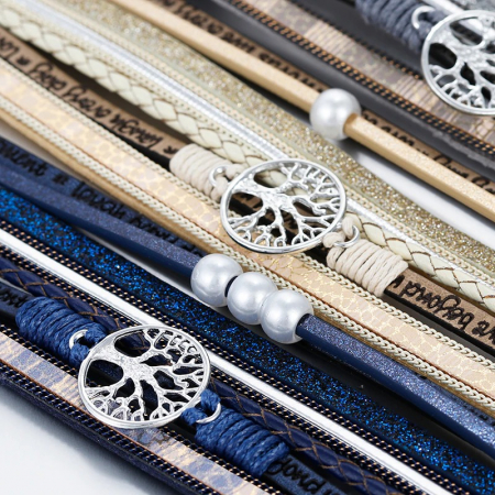 Bratara Multistrat Tree of Life Blue [3]