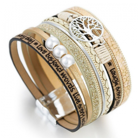 Bratara Multistrat Tree of Life Gold [1]