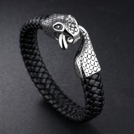 Bratara Piele Viking Snake [1]