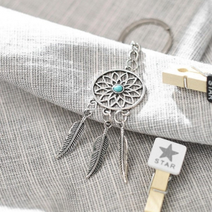 Breloc Dreamcatcher Silver Clasic [1]