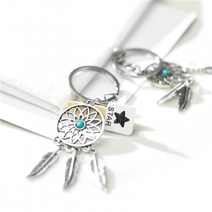 Breloc Dreamcatcher Silver Clasic [2]