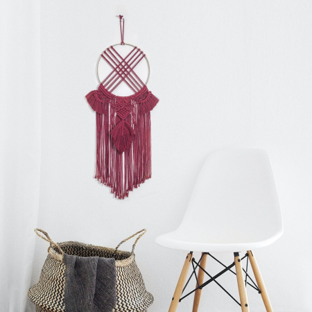 Decoratiune macrame dreamcatcher [2]