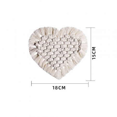Decoratiune Macrame I Heart [3]