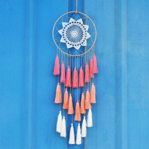 Dreamcatcher Peach Tassel [0]