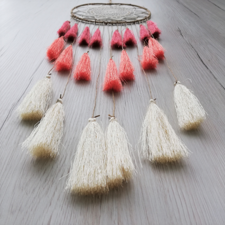 Dreamcatcher Peach Tassel [2]