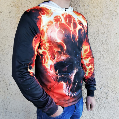 Hanorac 3D Fire Skull [1]