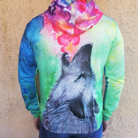 Hanorac 3D Hazy Wolf [2]