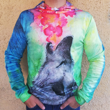 Hanorac 3D Hazy Wolf [0]