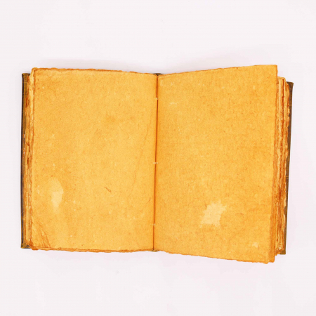 Jurnal din Piele cu pagini din hartie handmade si gravura Bufnita [3]