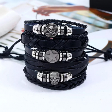 Set 6 Bratari din Piele Pirate [1]