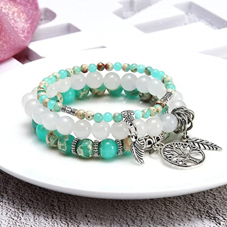 Set bratari Charm Copacul Vietii turcoaz [1]
