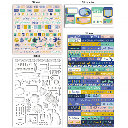 Seturi Creative si Accesorii - Set Stickere si Decoratiuni Jungle Journal