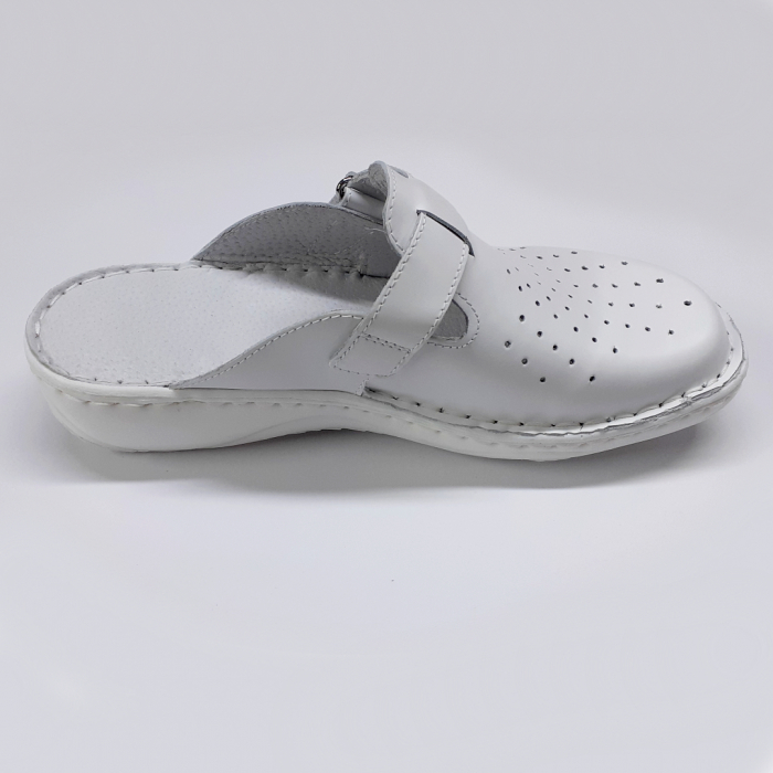 Saboti dama piele naturala 7002-alb [2]