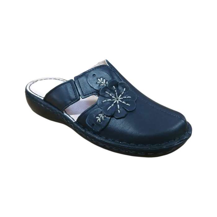 Lichidare de Stoc: Saboți din Piele Naturală 7009 Negru [3]