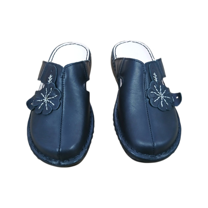 Lichidare de Stoc: Saboți din Piele Naturală 7009 Negru [4]