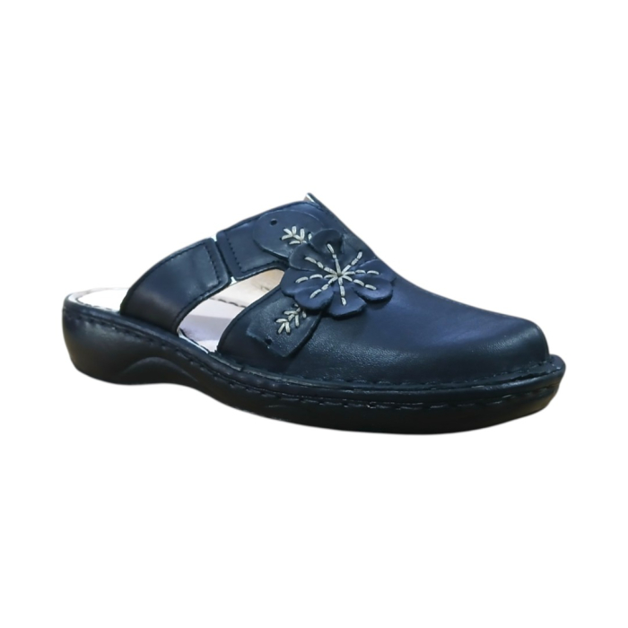 Lichidare de Stoc: Saboți din Piele Naturală 7009 Negru [6]