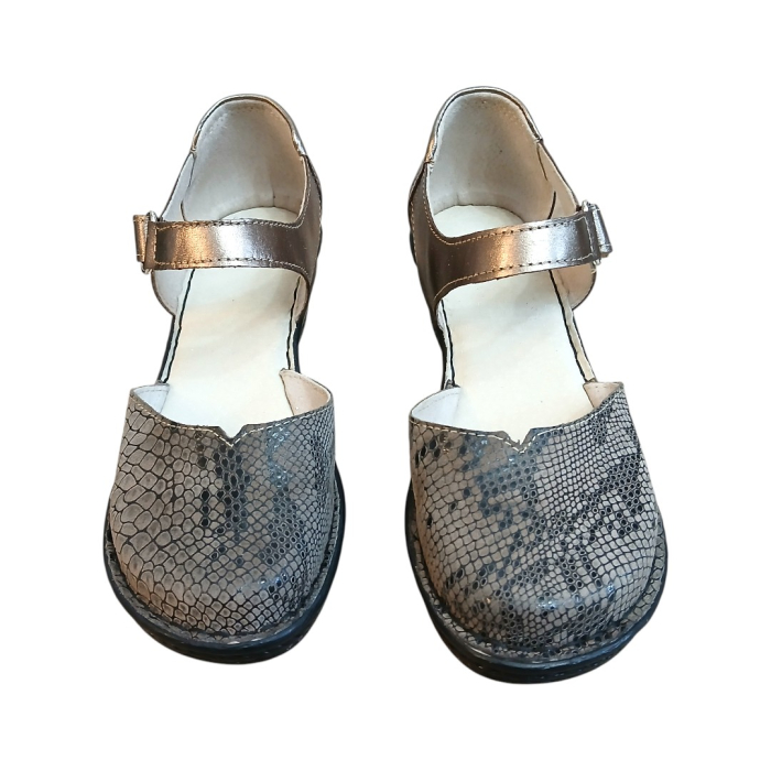 Pantofi Ana cu Imprimeu Șarpe Maro – Talpă de 5,5 cm [5]