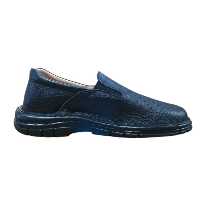 Pantofi Bărbați Perforati din Piele Naturală 8010 Negru [2]
