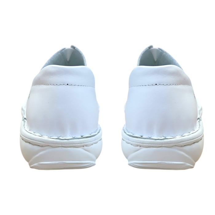 Pantofi Damă din Piele Naturală-Adina alb [5]