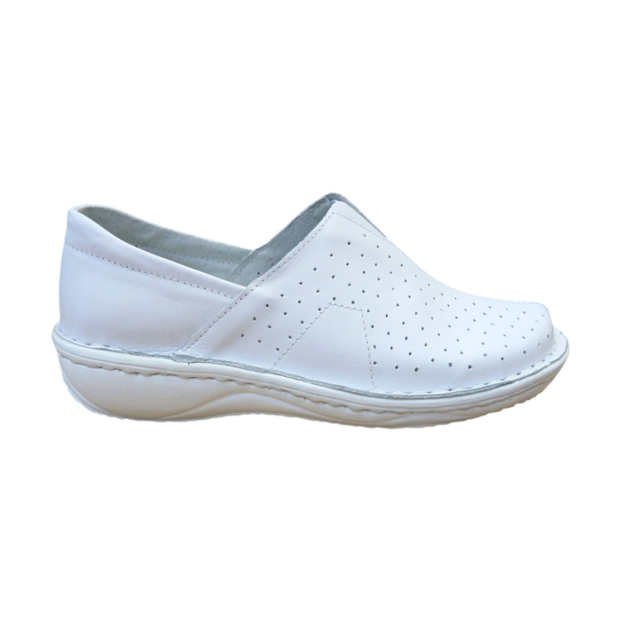 Pantofi Damă din Piele Naturală-Adina alb [3]