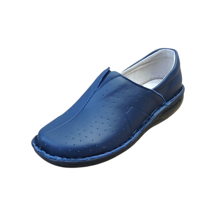 Pantofi Damă din Piele Naturală-Adina albastru [2]