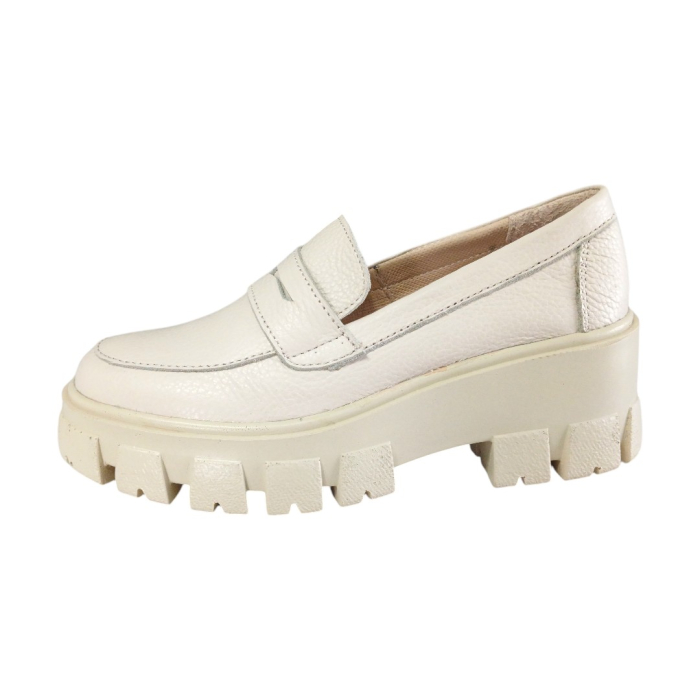 Pantofi Dama din Piele Naturală Amira - Bej [2]