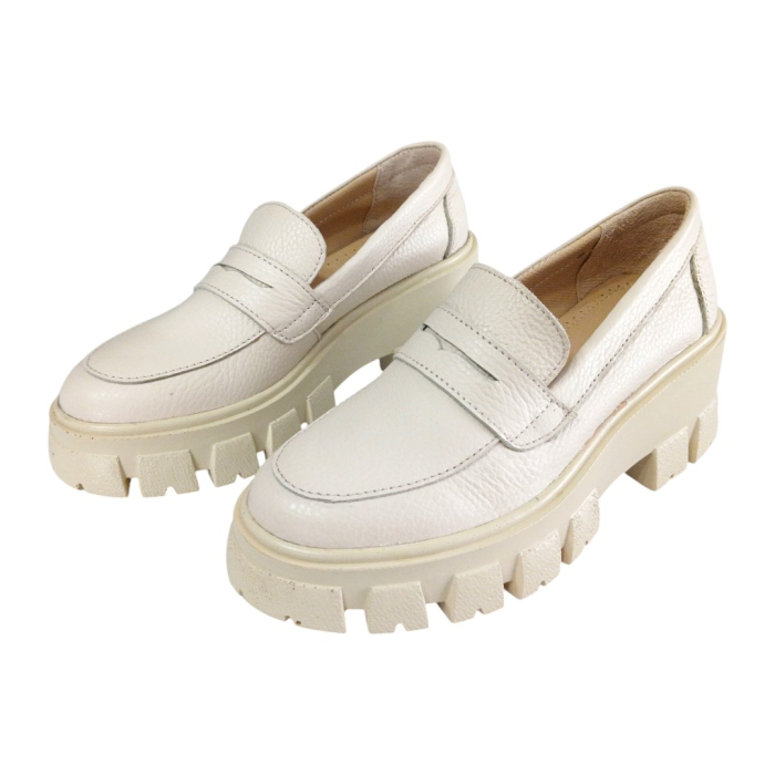 Pantofi Dama din Piele Naturală Amira - Bej [3]