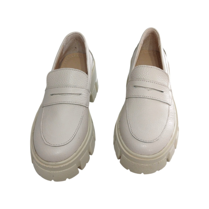 Pantofi Dama din Piele Naturală Amira - Bej [4]