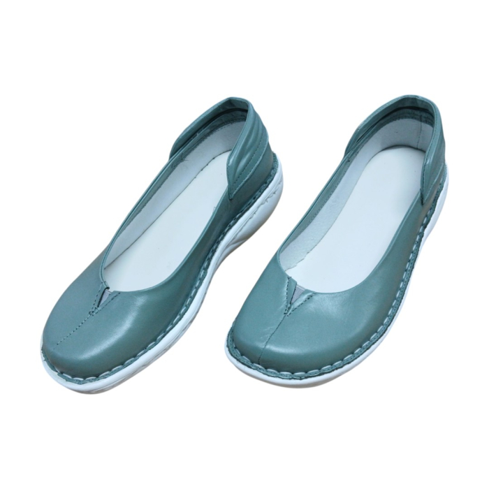 Pantofi Damă din Piele Naturală-Andreea olive [2]