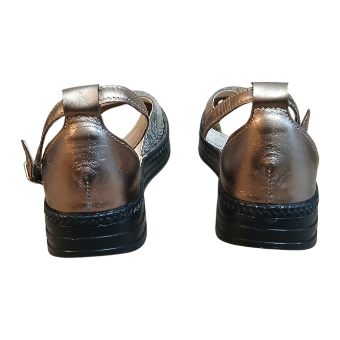 Pantofi Damă din Piele Naturală cu Imprimeu Șarpe-Kitty Maro [6]