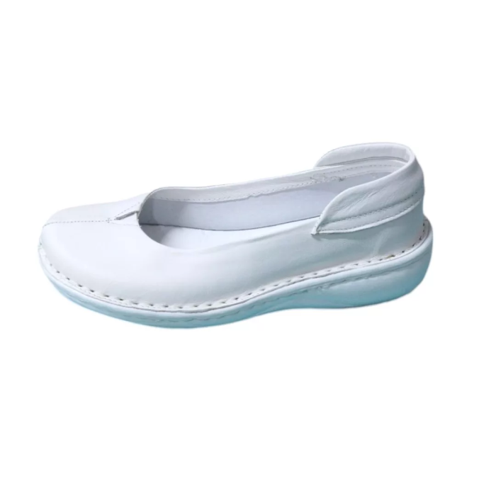 Pantofi dama piele naturala Andrea alb [2]