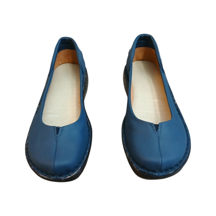 Pantofi dama piele naturala Andrea blu [3]