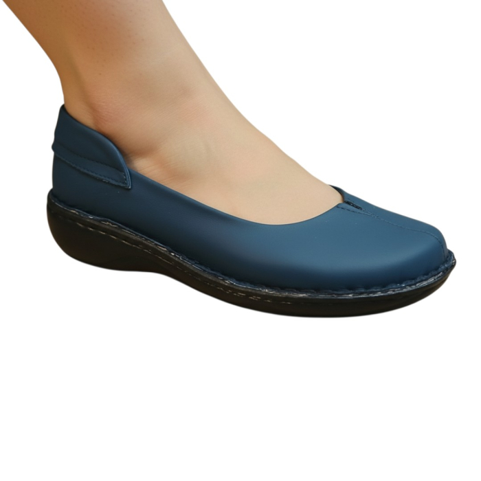 Pantofi dama piele naturala Andrea blu [5]